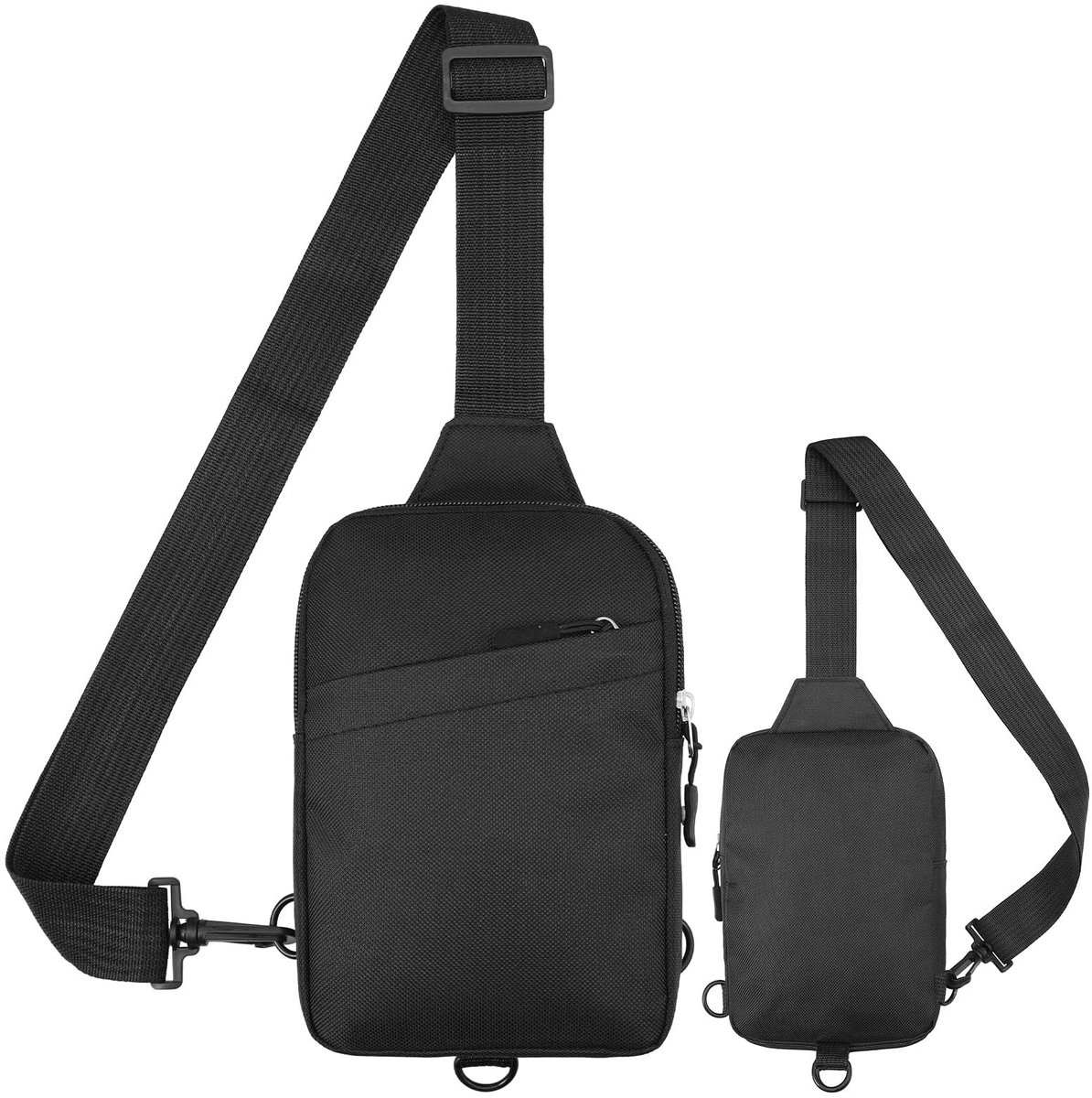 Dailygoods- Slingtas Waterdicht - Crossbodytas - Buideltas - Heuptas - Schouderrugzak - 14x5x20 cm, Oxford-doek - Schoudertas