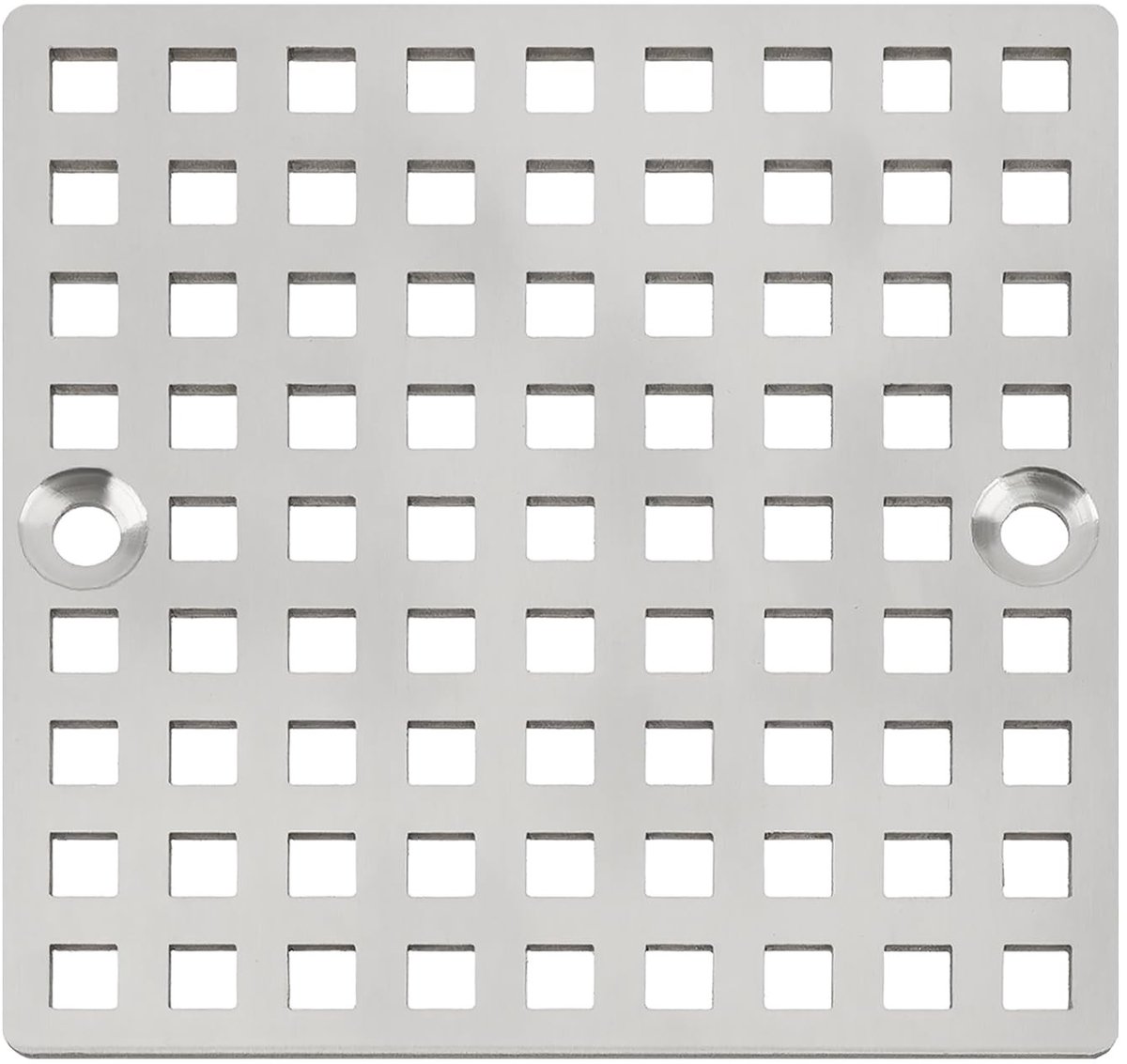 Dailygoods- Douche Afvoer Cover Roestvrij Staal 304 - Douche Afvoer Zeef - Doucheafvoer Deksel - Haarvanger - 4x4 Inch - Duurzaam Ontwerp - Afvoerzeef
