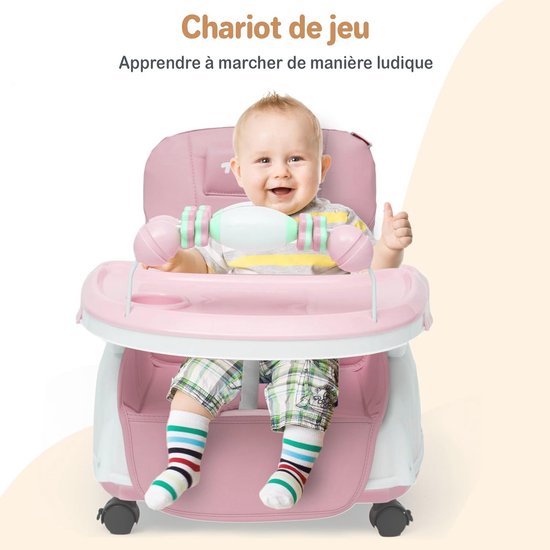 Twinky® Kinderstoel 2-in-1 – Inklapbare Kinderstoel met Eettafel en Peuterstoel – Verstelbare Meegroeistoel voor Baby en Peuter van 6 Maanden tot 4 Jaar — afbeelding 2