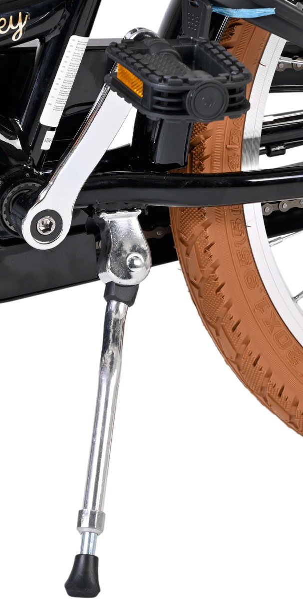 Volare Ashley Kinderfiets - Meisjes - 20 inch - Zwart - Shimano Nexus 3 van Volare — afbeelding 2