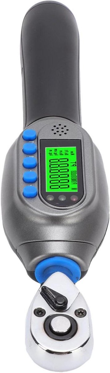Digitale Momentsleutel - Precisie Sleutel - Nauwkeurig Aandraaien - Geluidslicht Prompt - 0.3-6 Nm - Zwart