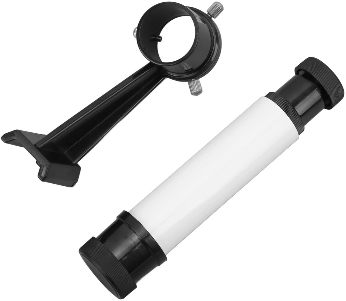 Dailygoods- Finder Scope 5X Vergroting - Draagbare Telescoop - Kunststof Standaard - 24 mm Objectief Diafragma - Astronomische Observatie - Inclusief Basisstandaard