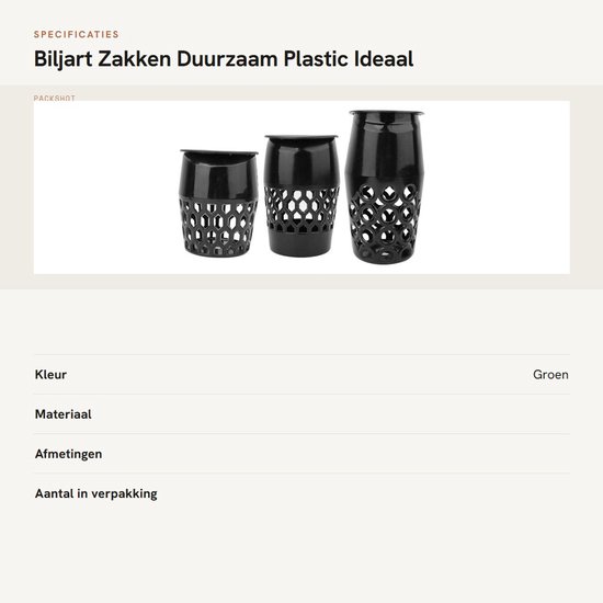 6 stks M Maat Biljart Bal Drop Netto Zak, plastic Pooltafel Web Manden Drop Netto Zak Vervanging voor Biljart Accessoire van Merkloos — afbeelding 3