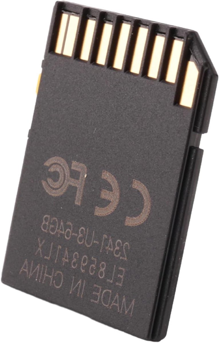 Geheugenkaart - SD-kaart Opslagkaart - Navigatie GPS - Herschrijfbare CID - 64 GB - Zwart