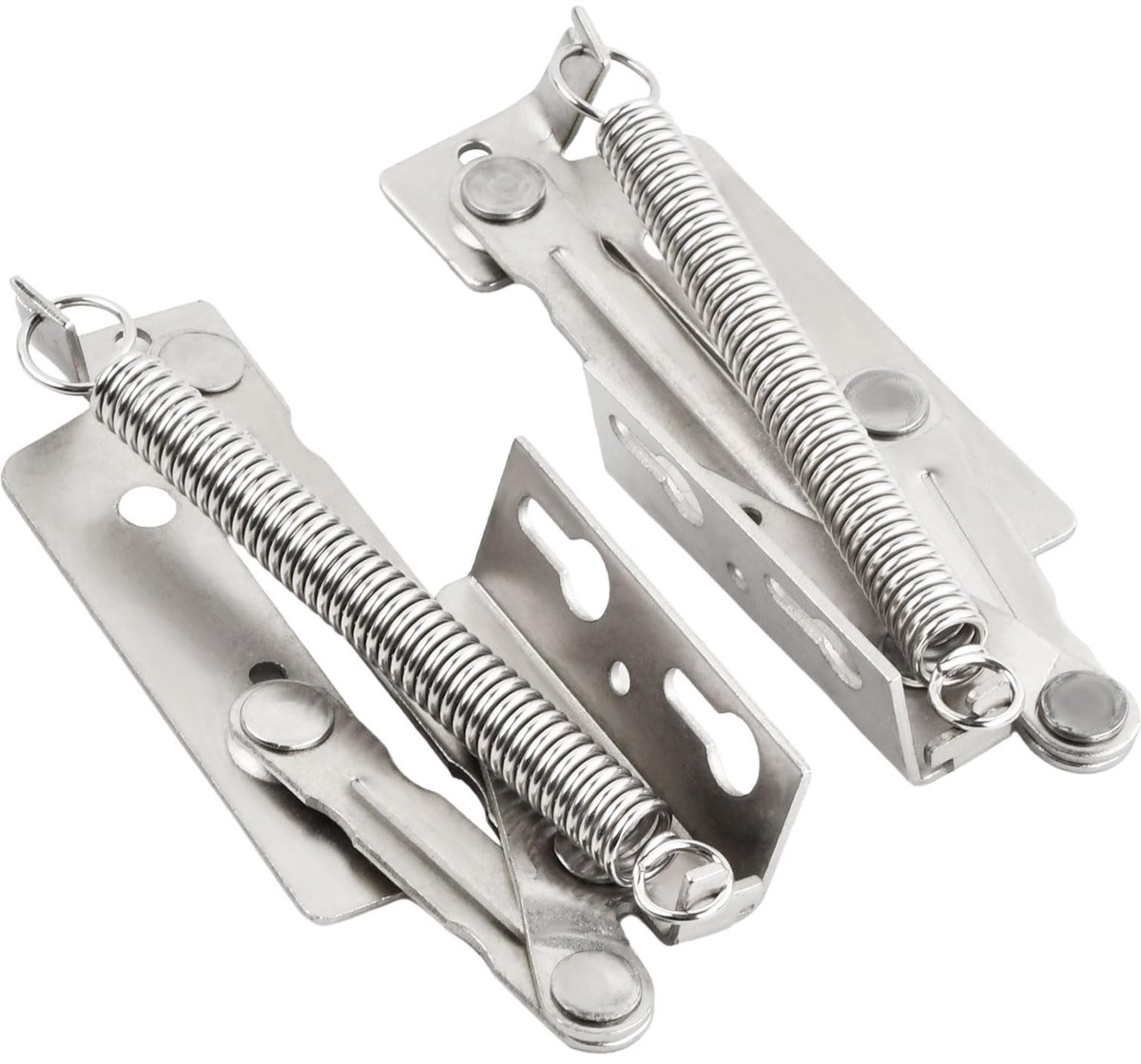 Dailygoods- Scharnieren Hoogwaardige Veerscharnieren - Kleine Scharnieren - Scharnieren Keukenkastjes - Scharnieren Zwart - Scharnierpen - Duurzaam Galvaniseerd Staal - Deurhengsels