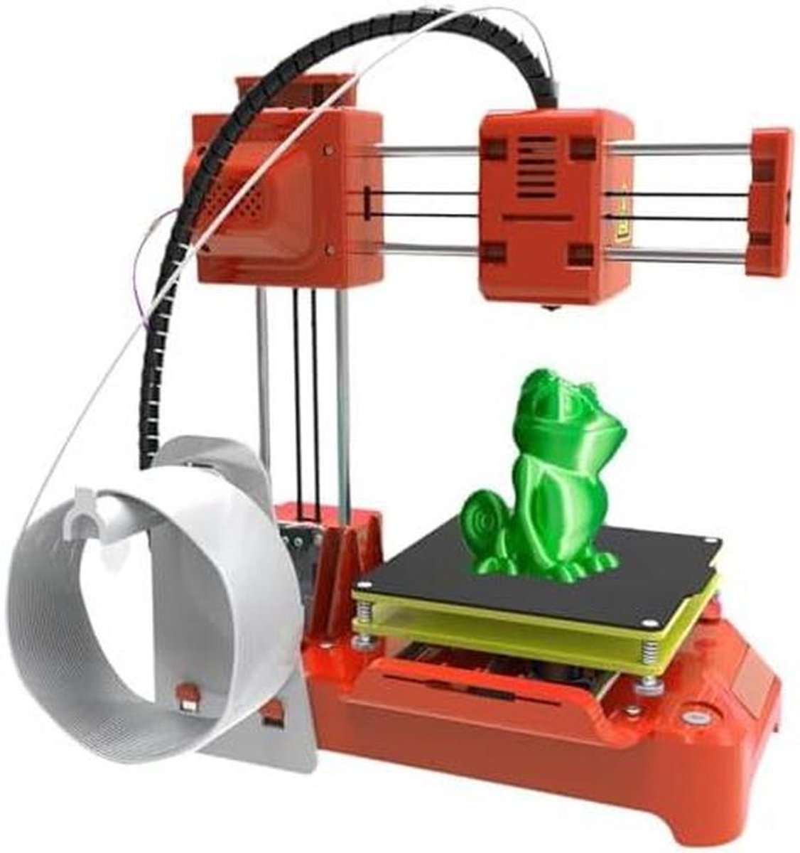 Mini 3D Printer - Desktop Printer Hobby Printer - Thuisgebruik Educatie - Nivelleringsvrije Technologie