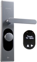 LOQED Touch Smart Lock - Slim Deurslot - Met Smart Home Integratie - Bridge, Cilinder & Codetoegang - Metaal