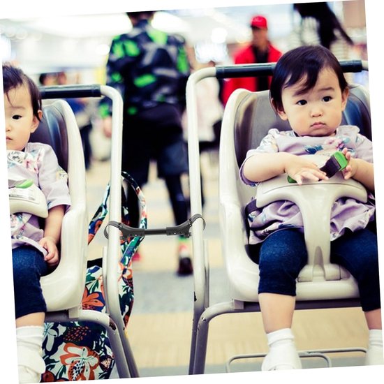 Pakket van 3 universele kinderwagenconnectoren, verstelbare kinderwagenconnectoren, kinderwagenverbindingsadapter, geschikt voor de meeste kinderwagens van Merkloos — afbeelding 3