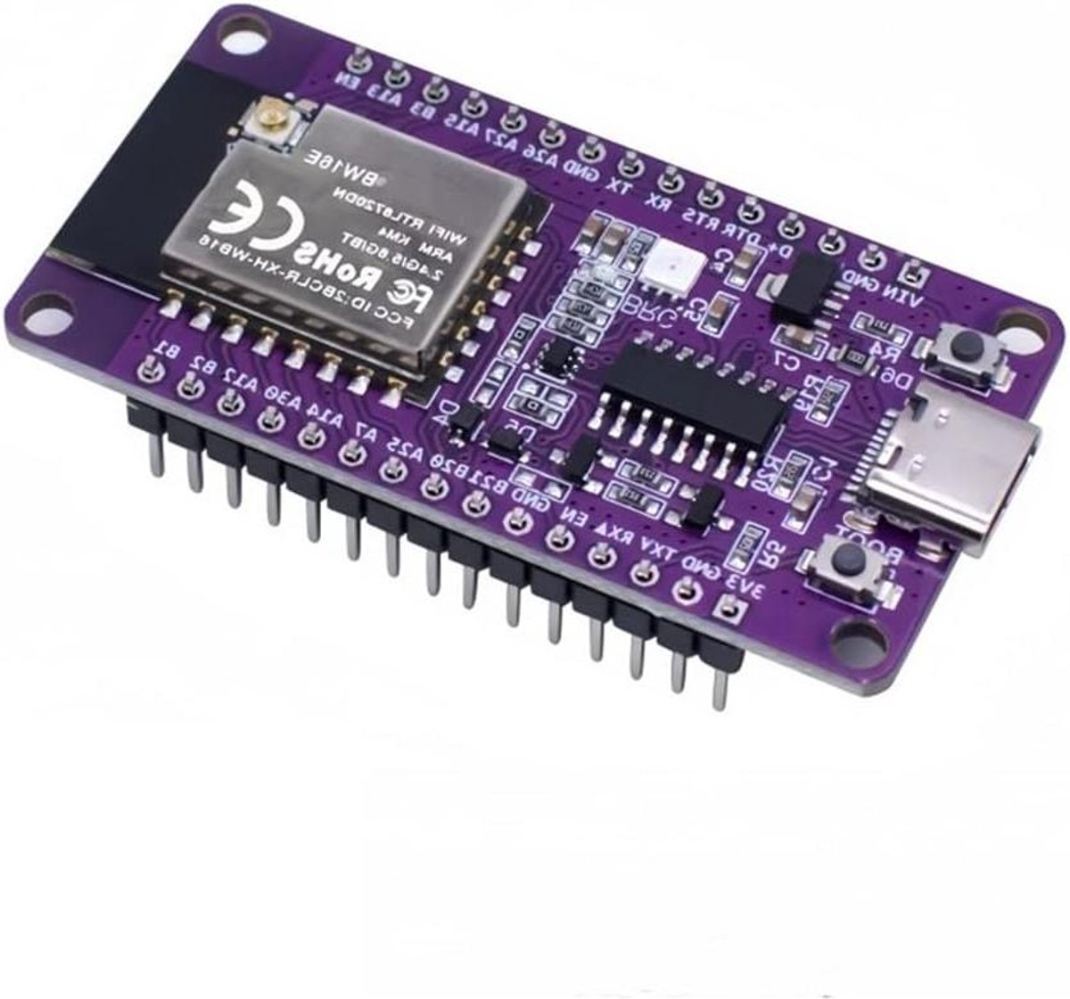 Dual Band WiFi Bluetooth Module - BW16 Ontwikkelingskaart - IoT Projecten - Geïntegreerde Antenne