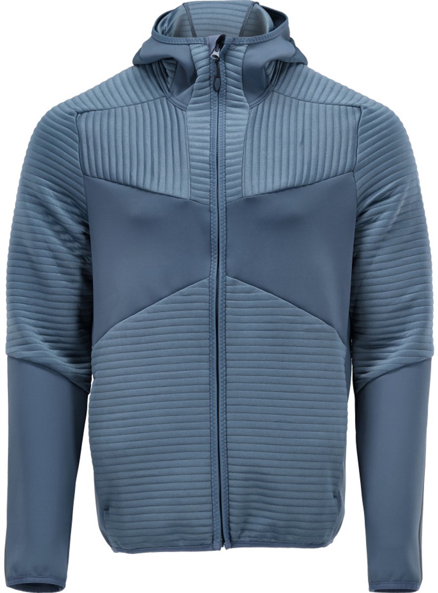 Mascot Customized Fleece capuchontrui met rits 22603-681 - steenblauw - 3XL