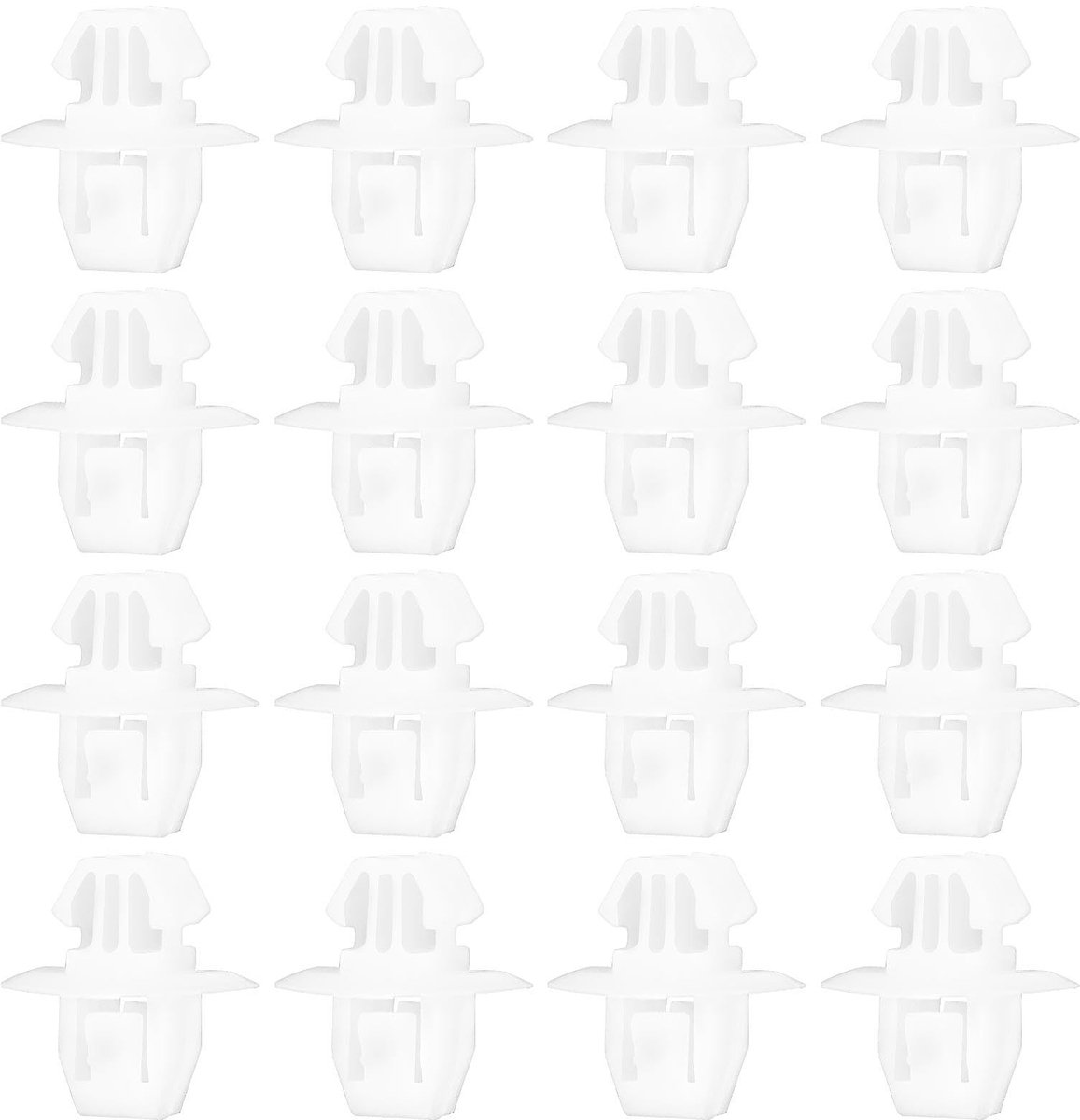 Dailygoods- Molding Clip 40 Stuks - Zijstrip Montage - Bevestigingsclips - Kunststof - Compatibel met Suzuki - OE: 77553-65D10 - Paneelclip