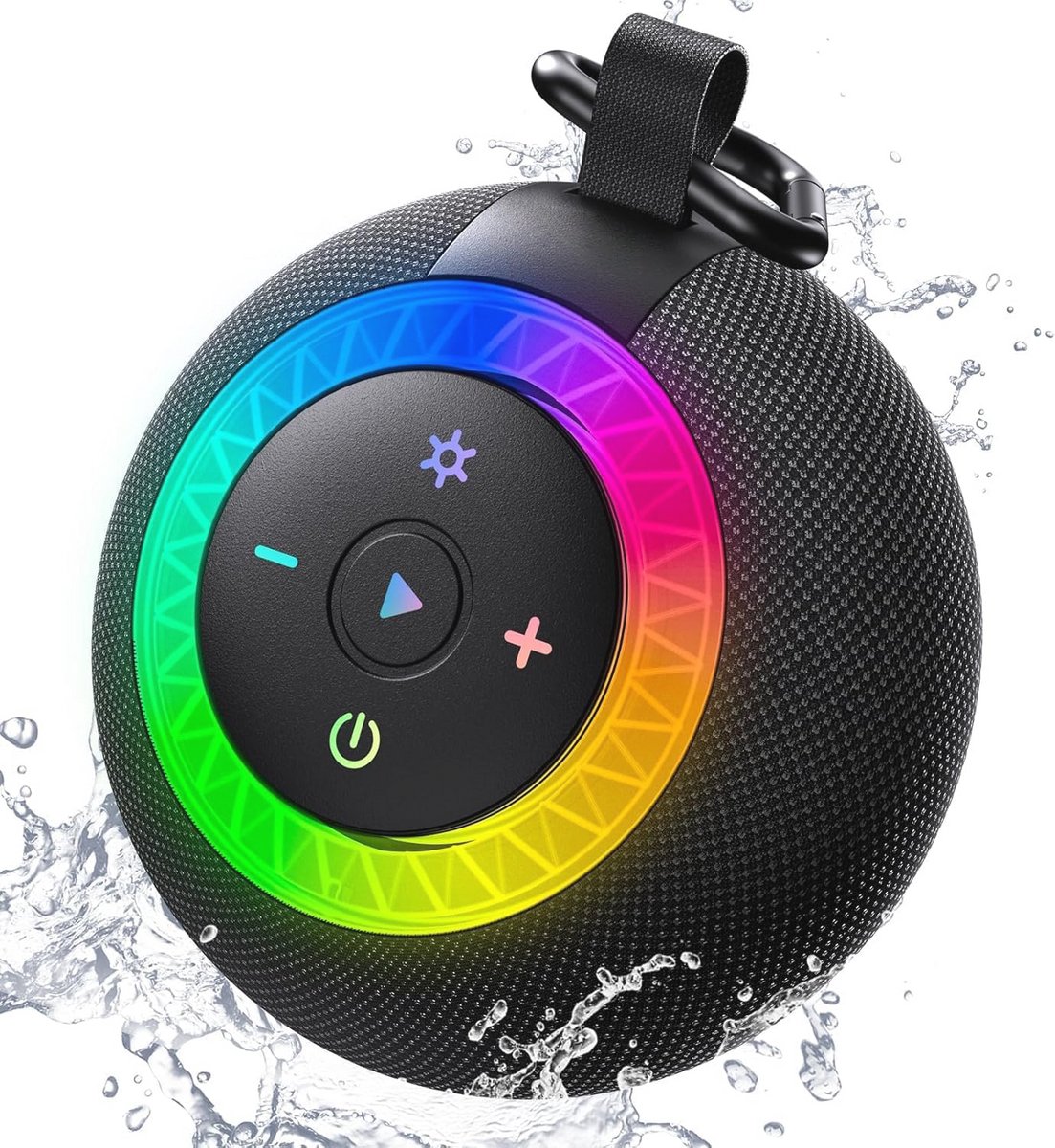Draadloze Speaker - Muziekdoos - Buiten Muziek - IPX7 Waterdicht - 24 Uur Speeltijd - Zwart
