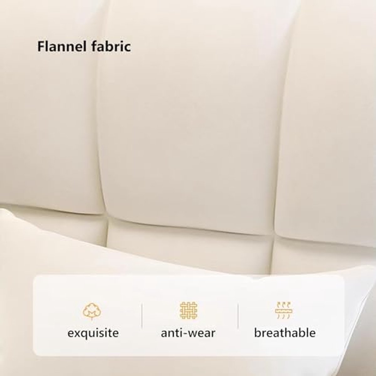 Bureaustoel Home Office Ergonomisch 360° Draaibaar met Wielen, Stoffen Schrijfstoel zonder Armleuningen, Middelhoge Rugleuning, Verstelbaar 72–82 cm – Mobili Bella