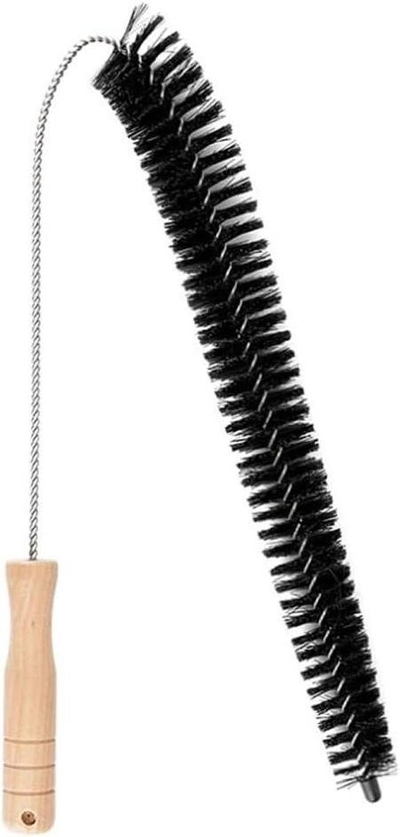 Radiator Schoonmaakborstel - Lange Borstel - Stof Verwijderen - Houten Handvat - 70 cm - N