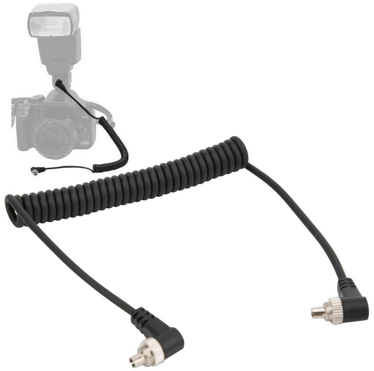 Dailygoods- Sync Kabel 100cm - PC Naar PC - Aansluitkabel - Fotografie Accessoires - Hoge Kwaliteit - Compatibel met D300 - Flitskabel