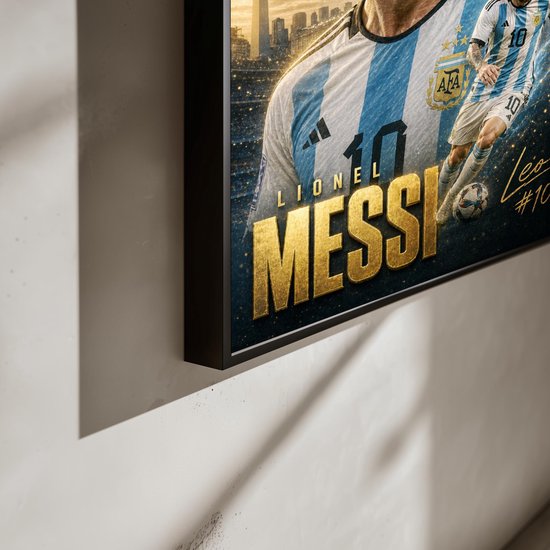 Poster Lionel Messi - Posters de football - Sport - Coupe du Monde 2026 - Argentine - Leo - Attaquant - Décoration murale Salon - Papier 180 grammes - 7405WV - Format 60 x 90cm