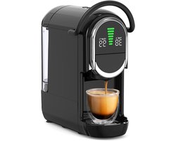 Koffiemachine - Espressomachine - Koffie Zetten - 4-in-1 - 35D x 17B x 33H cm - Zwart