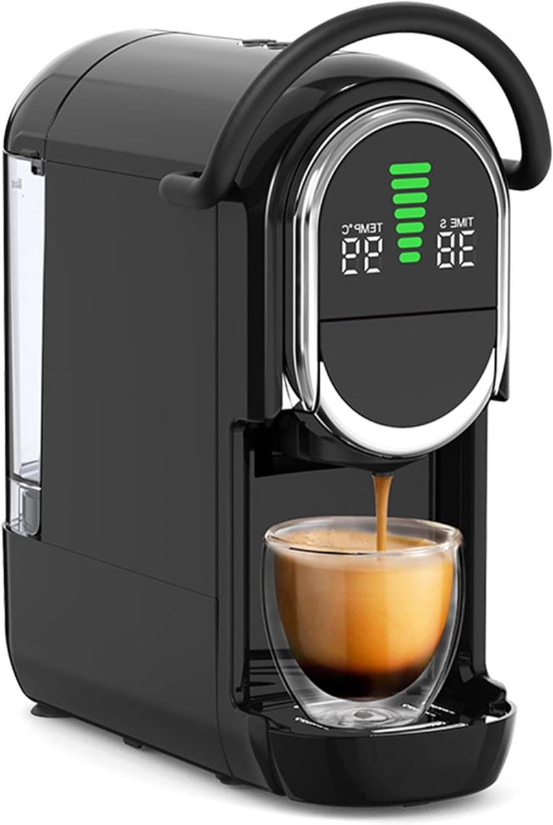 Koffiemachine Espressomachine Koffie Zetten 4-in-1 35D x 17B x 33H cm Zwart