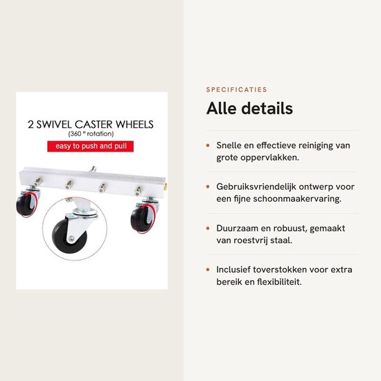 Aladdien Hogedrukreiniger Waterbezem 13 inch 4000 Terras en Oprit van Aladdien — afbeelding 2