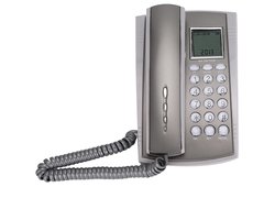 Dailygoods- Bedrade Telefoon met Nummerherkenning - Vaste Telefoon - Aan de Muur Monteerbaar - Voor Thuis/Hotel - Grijs