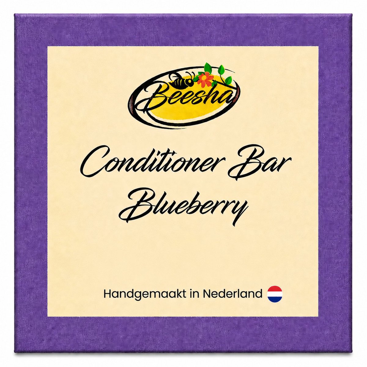 Beesha - Conditioner Bar Blueberry - Vegan - Sulfaatvrij - Parabeenvrij - CG Proof