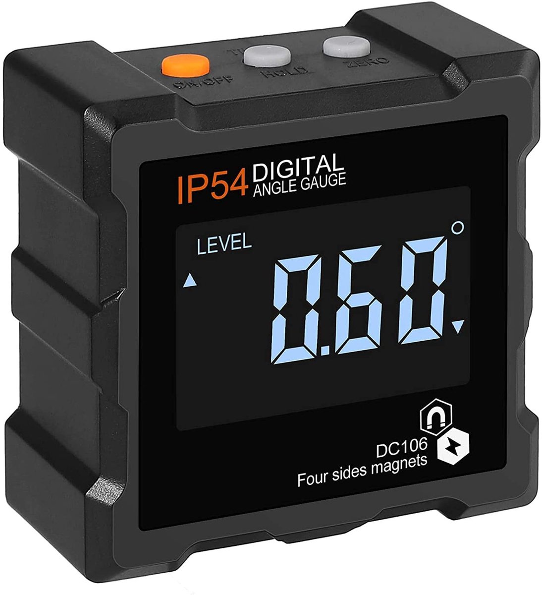 Dailygoods- Niveaumeter Digitale LED-display - Gradenboog - Hoekmeter Digitaal - Waterdicht IP54 - Magnetische Achtergrondverlichting - Lichtgewicht en Compact