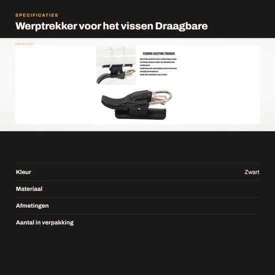 Allecto - Vistrekkerhulp - Visvingerbeschermer - Veilig Vissen - Handig Accessoire - Vishaak Trigger Guard - Voor de Serieuze Visser van Merkloos — afbeelding 3