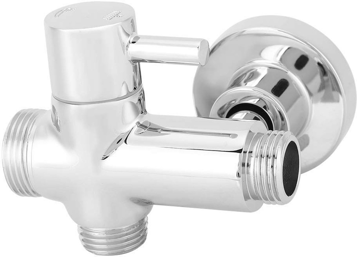 Dailygoods- Omvormer Douchekop - Wandmontage - Doucheverdeler - G1/2 Inch - Hoge Temperatuurweerstand - Eenvoudig te Installeren