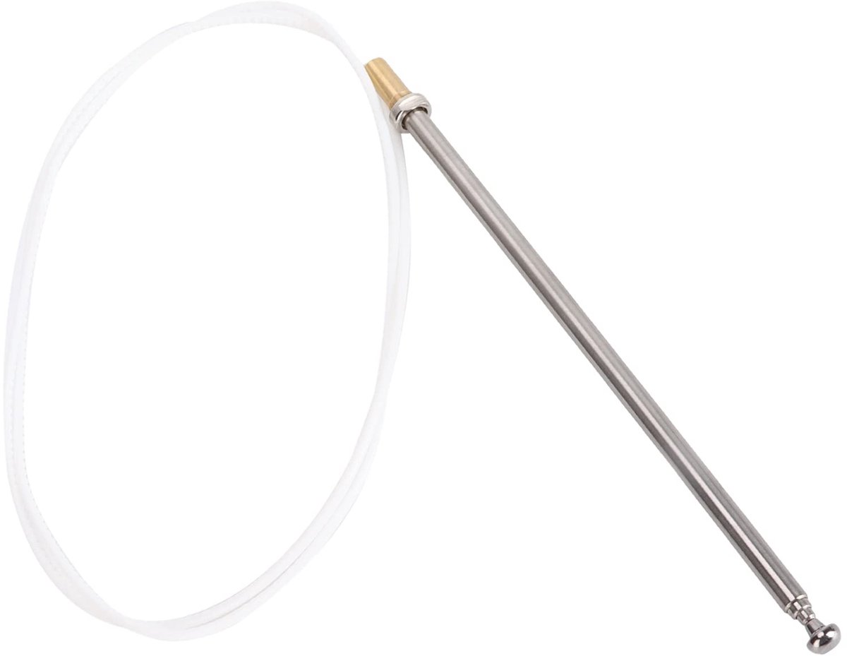 Dailygoods- Autoradio Antenne Waterdicht - Sterke Signaalontvangst - Roestvrij Staal - Eenvoudige Installatie - Compatibel met W140/W124/W202 - Geschikt voor 1992 tot 2002 Modellen - Radioantenne