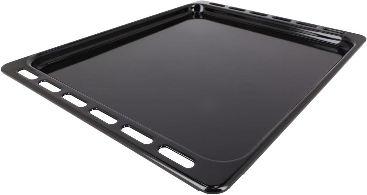 Grill Pan Bakplaat Oven Pan Oven Gebruik Emaille Afwerking 445 x 375 cm Zwart