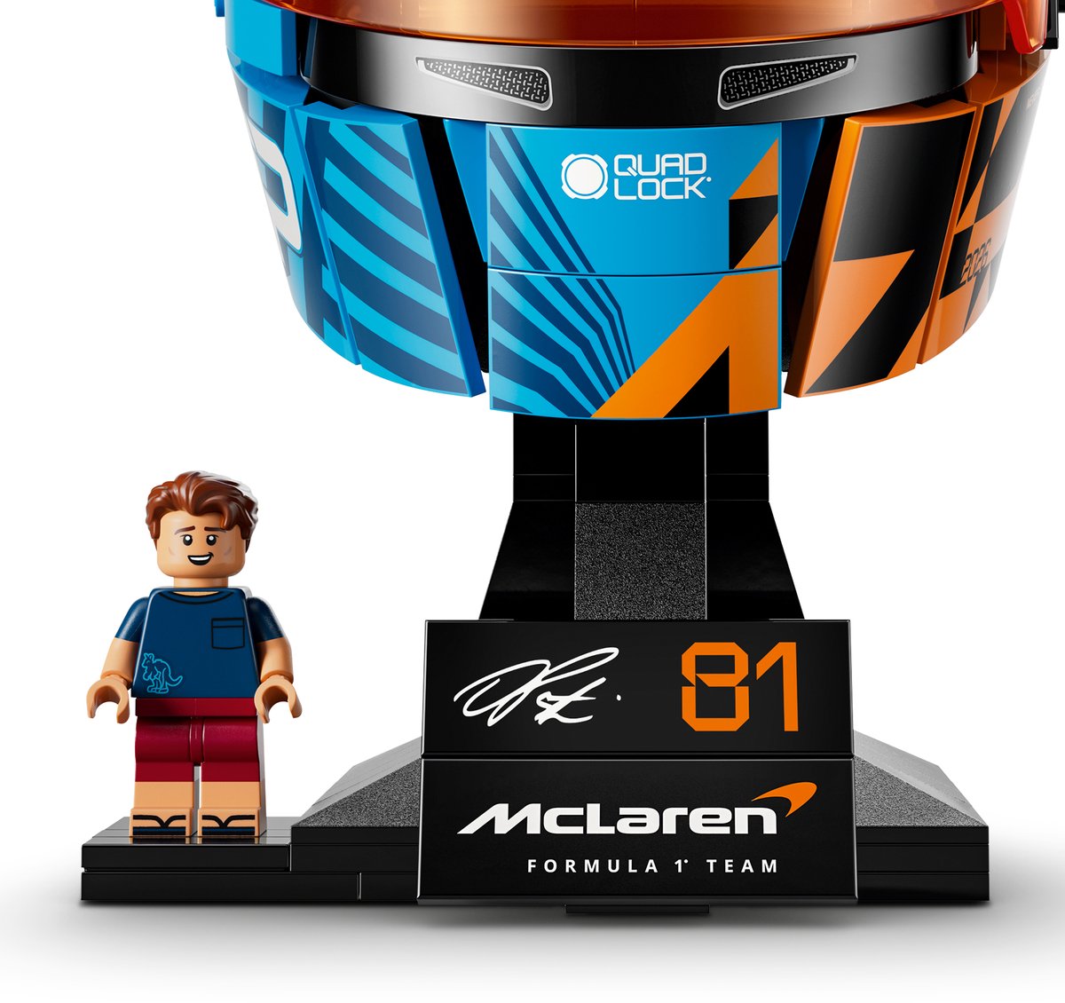 LEGO Editions McLaren Mastercard F1 Team Helm van Oscar Piastri Bouwpakket voor Kinderen 43017 — afbeelding 2