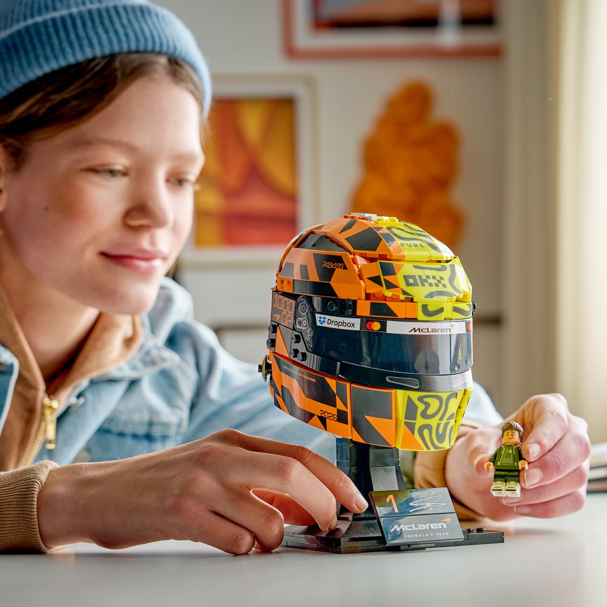 LEGO Editions McLaren Mastercard F1 Team Helm van Lando Norris Bouwpakket voor Kinderen 43023 — afbeelding 7