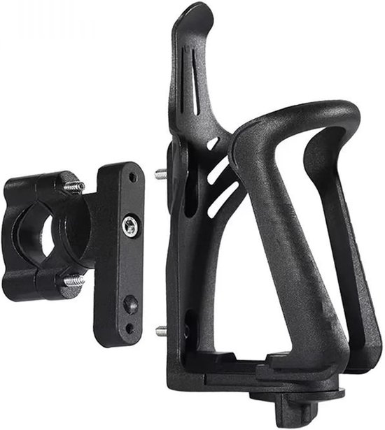 Bidonhouder Motor - Flessenhouder Fiets - Dranken Meenemen - Verstelbare Breedte - 55-78mm Diameter - Zwart — afbeelding 5