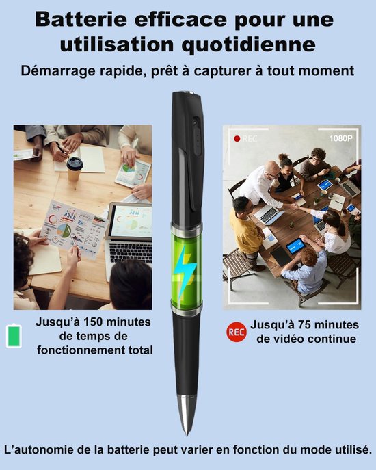 Verborgen Camera - Spy Cam - Compacte Mini Camera - Beveiliginscamera - Veiligheidscamera van Merkloos — afbeelding 5