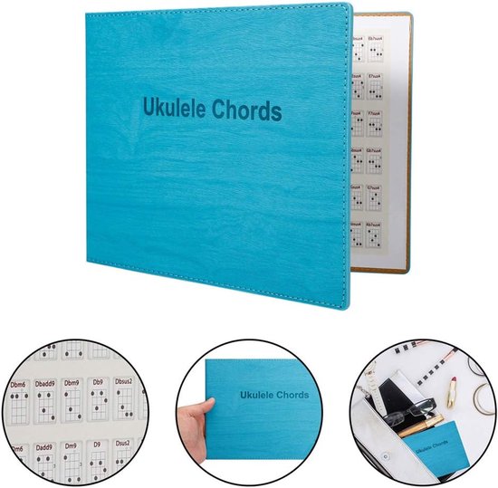 Ukelele Akkoorden Boek - Muziek Gids - Muziek Leren - 180 Vingerzettingen - 23.5 x 18 cm - Zwart — afbeelding 5