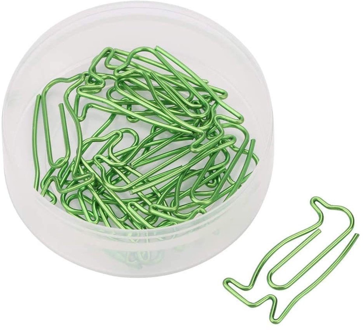 Dailygoods- Paperclips Pinguïnvorm - 20 Stuks - Decoratieve Clips - Hoogwaardig Materiaal - Corrosiebestendig - Antislip - Duurzaam Gebruik
