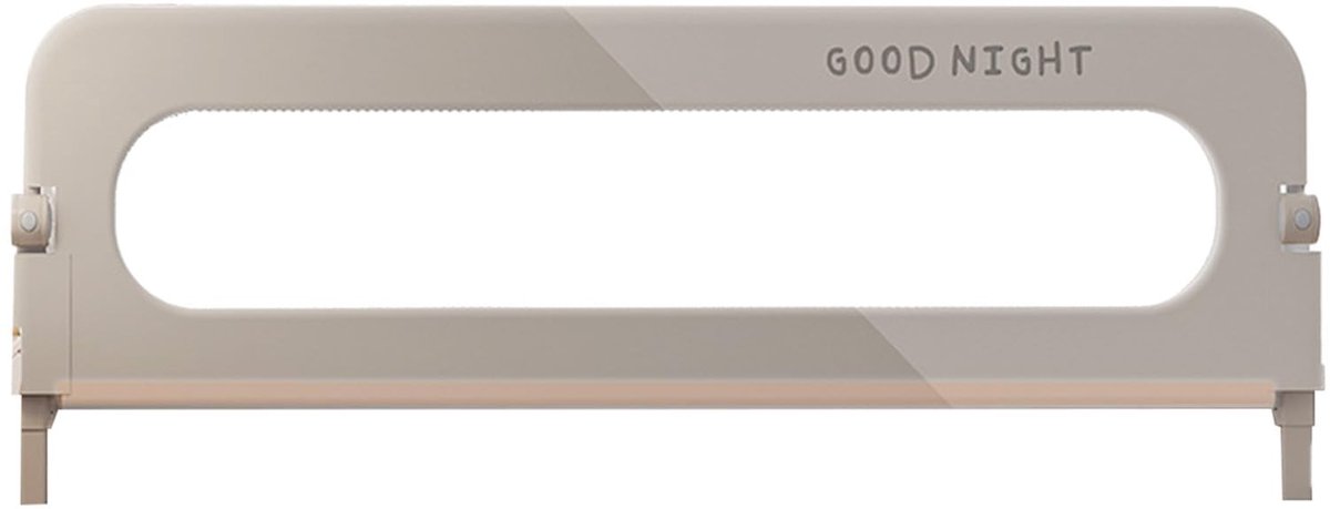 Dailygoods- Bedrail Vouwbaar 200 Cm - Peuter Bedhek - Draagbare Zijleuning - Veiligheidsbeugel - Oxford Doek - Schokbestendig - Bedbeveiliging
