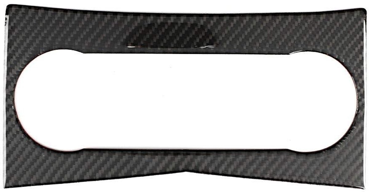 Dailygoods- Airconditioningscherm Luxe Glanzend - Koolstofvezel - Auto Accessoire - W204 C Klasse 2007-2010 - Duurzaam - Elegante Afwerking - Interieurtrim