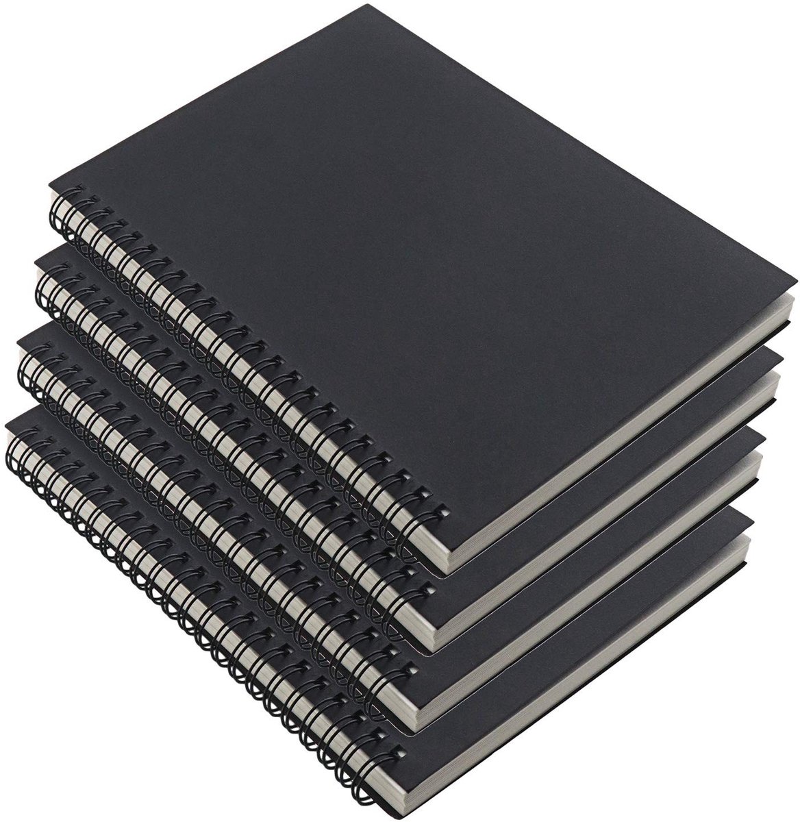 Dailygoods- Schetsboek A5 - 100 Pagina's - Kraft Cover - Spiraal - Blanco - Milieuvriendelijk Papier - Notitieboek