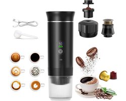 AHD® Draagbare Koffiemachine - Blender To Go - Draagbare Blender - Wit - 27cm x 9cm x 9cm