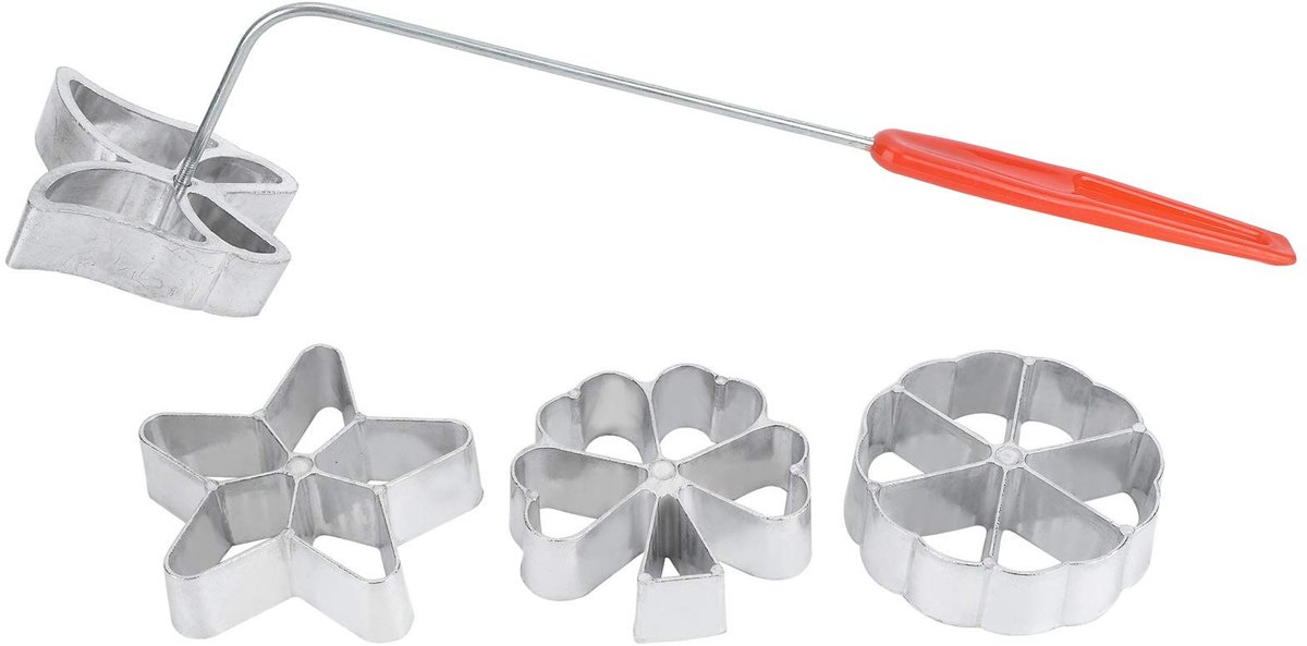 Dailygoods - 4-delige Aluminium Koekjesvormers voor Bakken