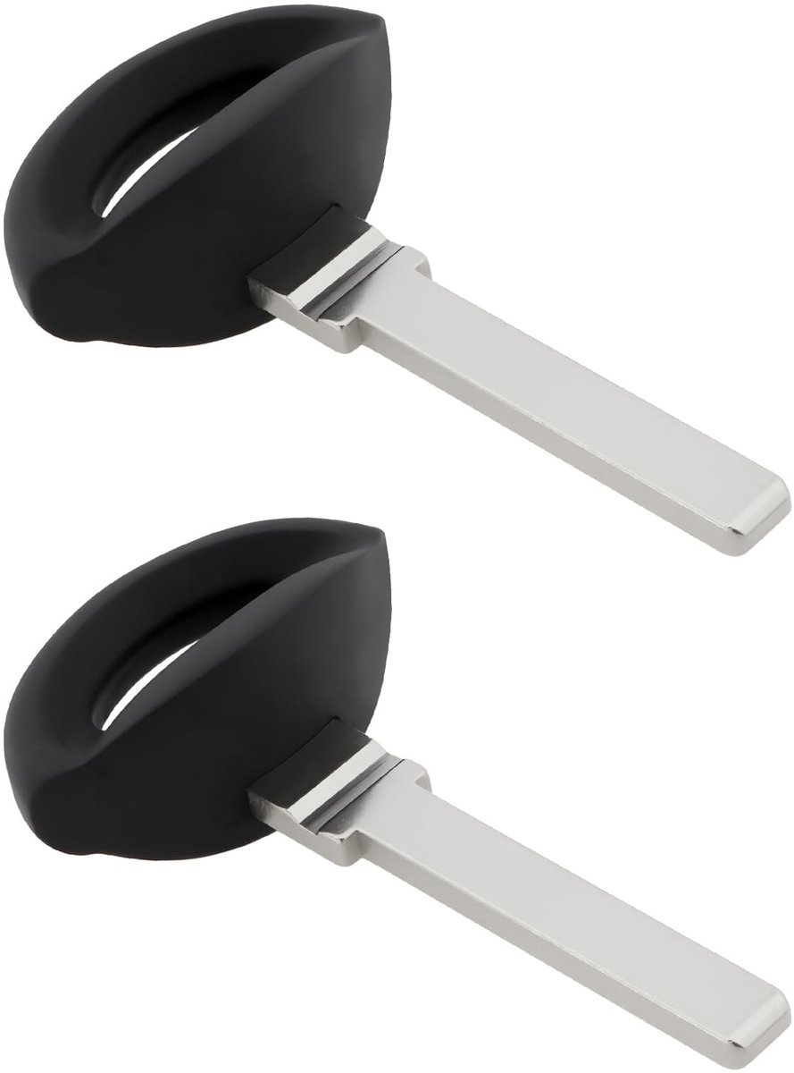 Dailygoods - 2 Ongesneden Vervangingssleutels Compatibel met Saab 2007-2012