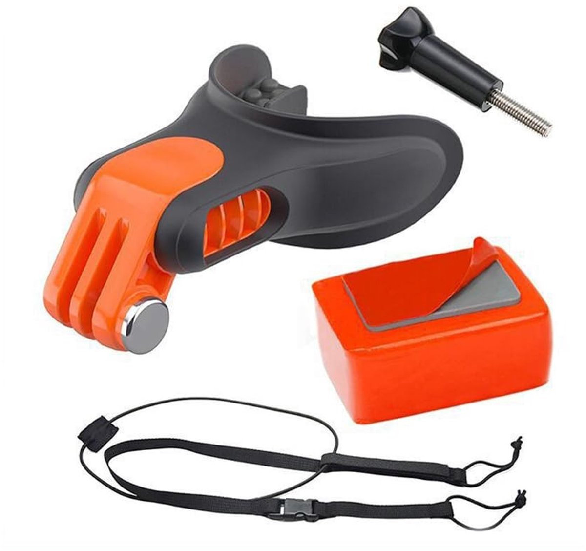 Dailygoods - Mondstukhouder voor Actiecamera met Drijvend Blok