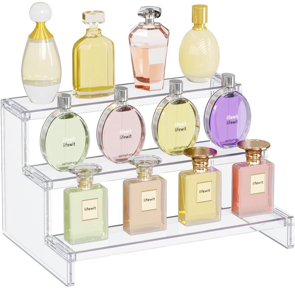 Dailygoods - 3-Traps Displaystandaard voor Make-up en Verzamelobjecten