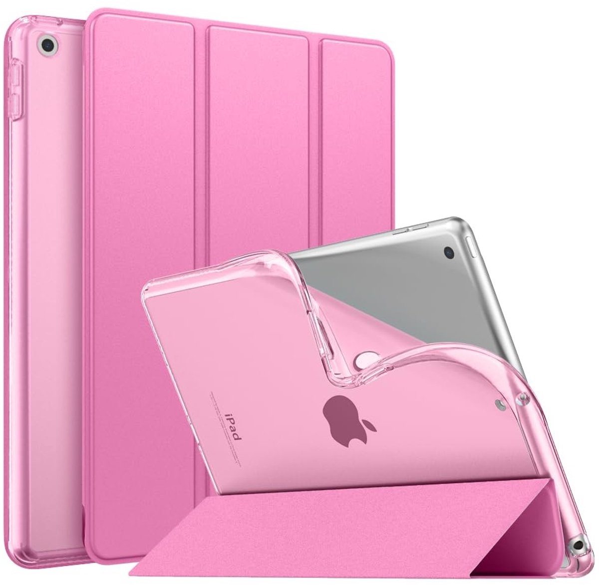 Dailygoods - Soft TPU iPad Hoes met Stand voor 10.2 inch