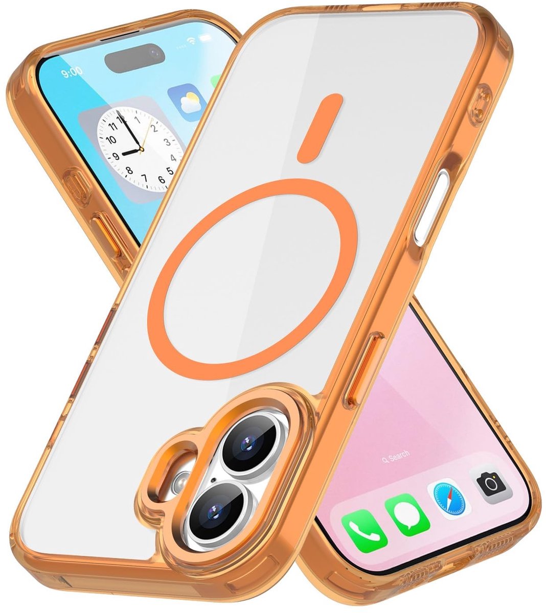 Dailygoods - Magnetische Telefoonhoes voor iPhone 17 met Anti-Kras Bescherming