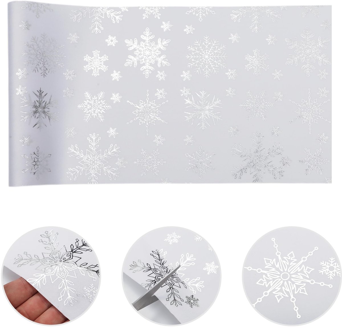 Dailygoods - Tafelkleed met Sneeuwvlokkenpatroon voor Feesten en Bruiloften
