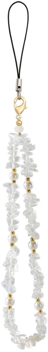 Dailygoods - Parel Telefoon Charms met Polsband voor Vrouwen en Meisjes