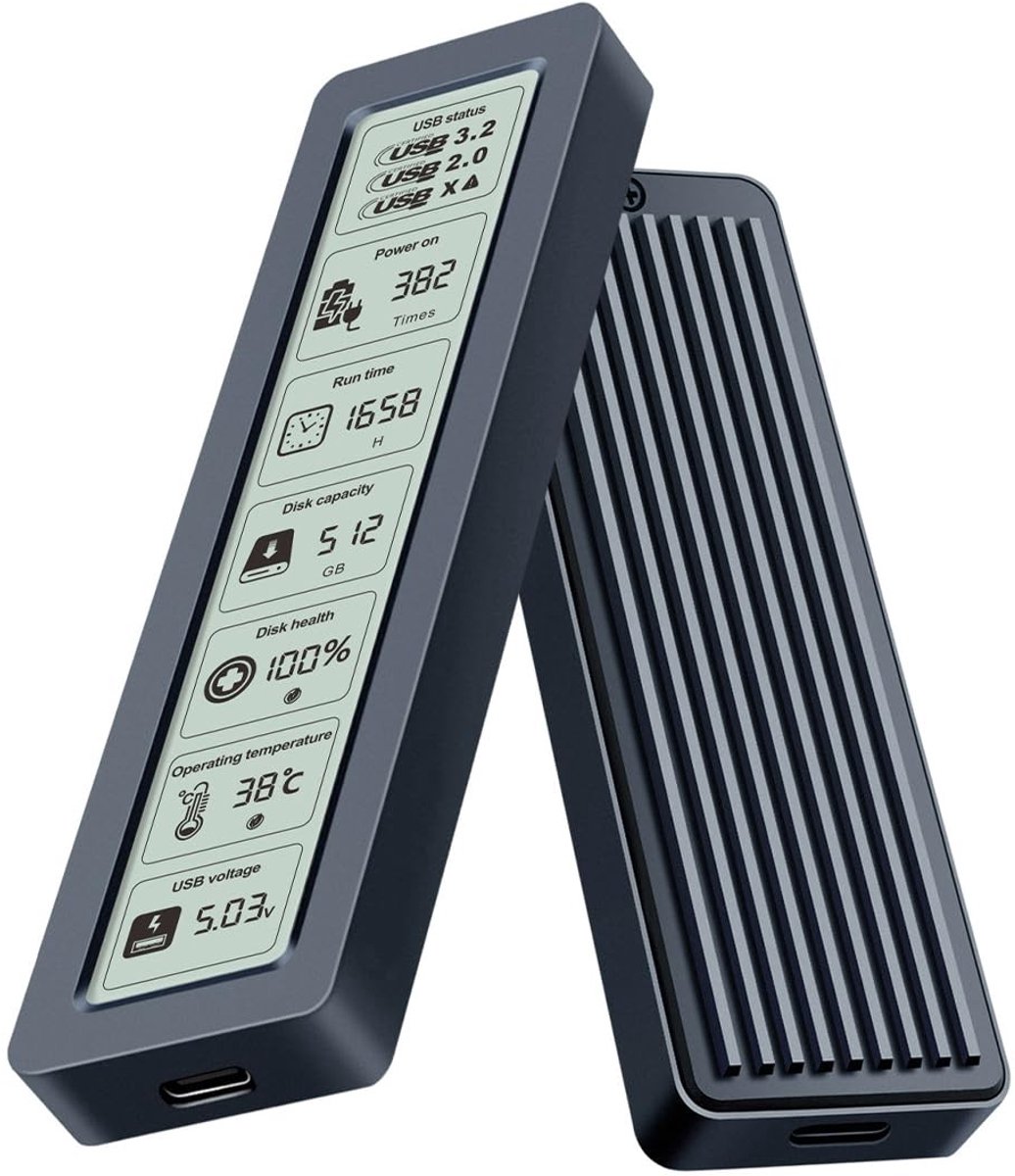 Dailygoods - M.2 NVMe Behuizing met USB 3.2 voor Snelle Gegevensoverdracht