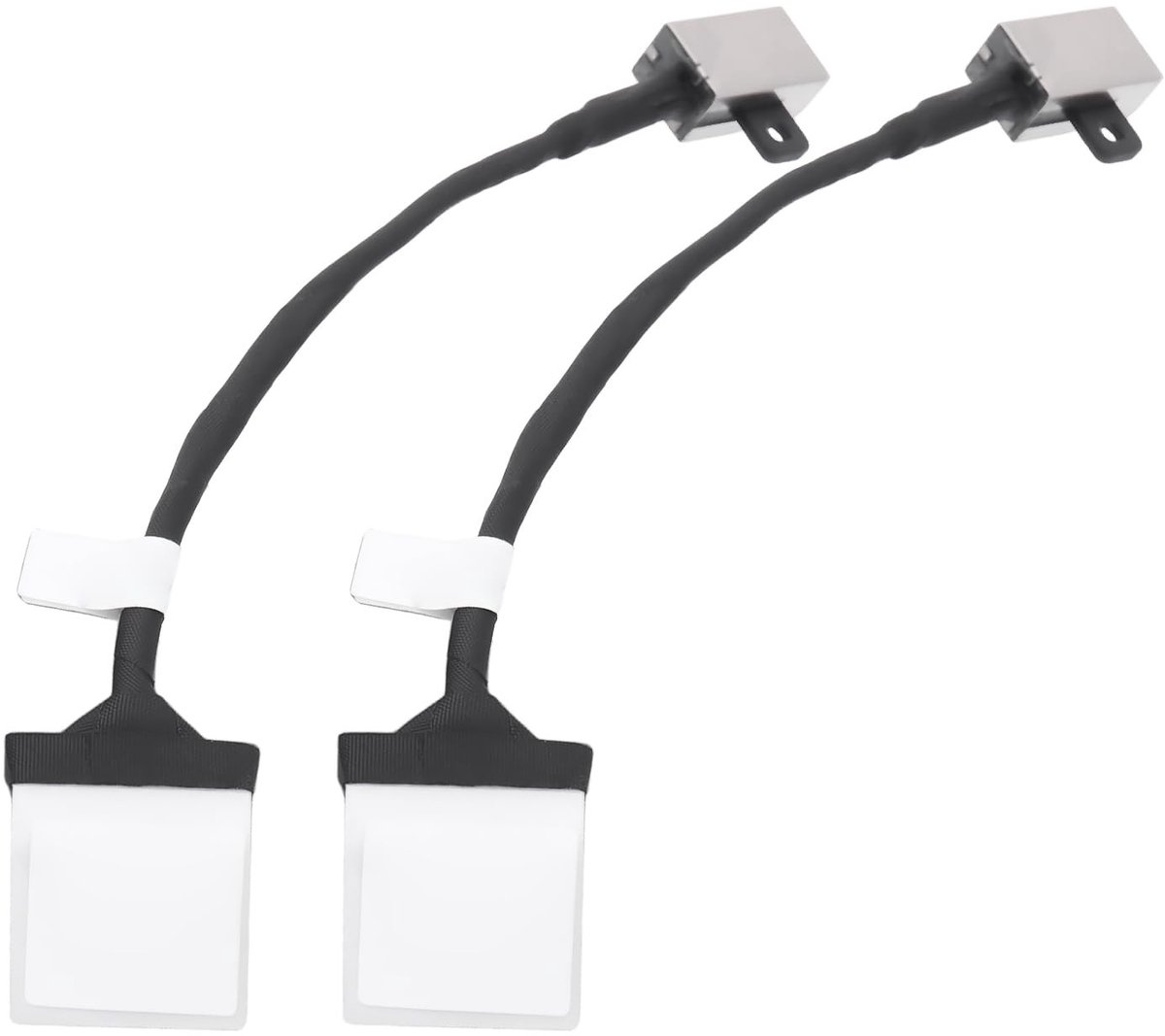 Dailygoods - 2 Stuks DC Power Jack Connector Kabel voor Laptop